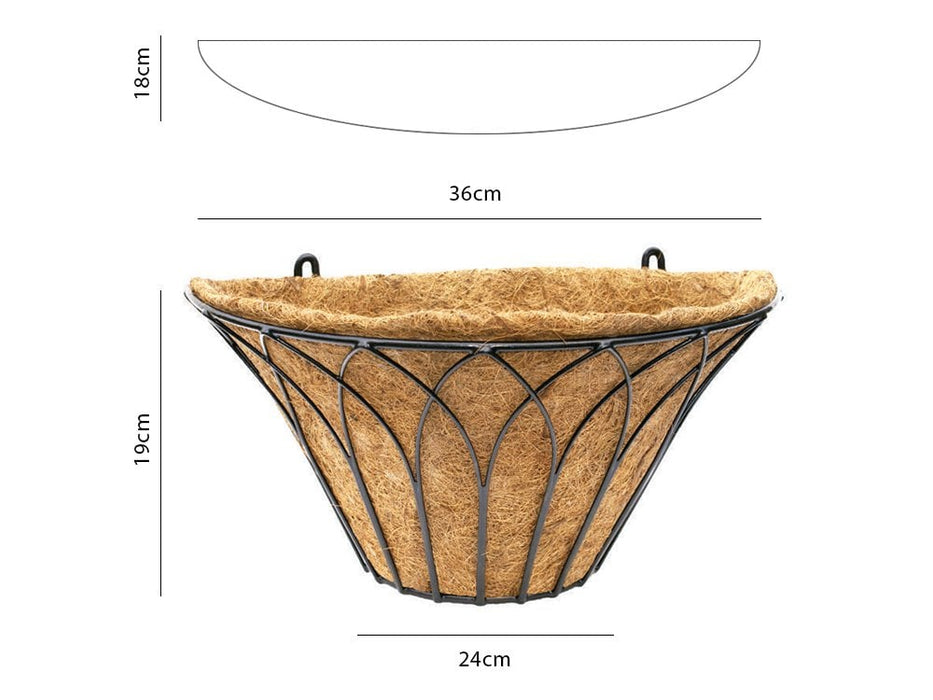 Gothic Wall Basket inc liner