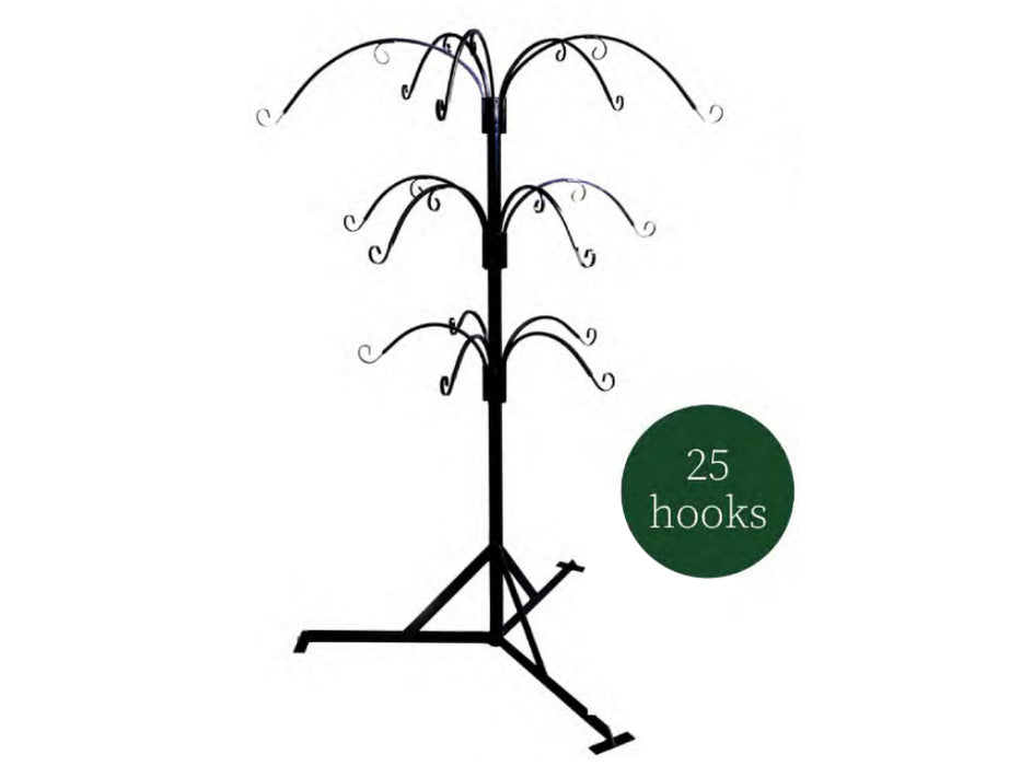 25 Hook Hanging Basket Tree