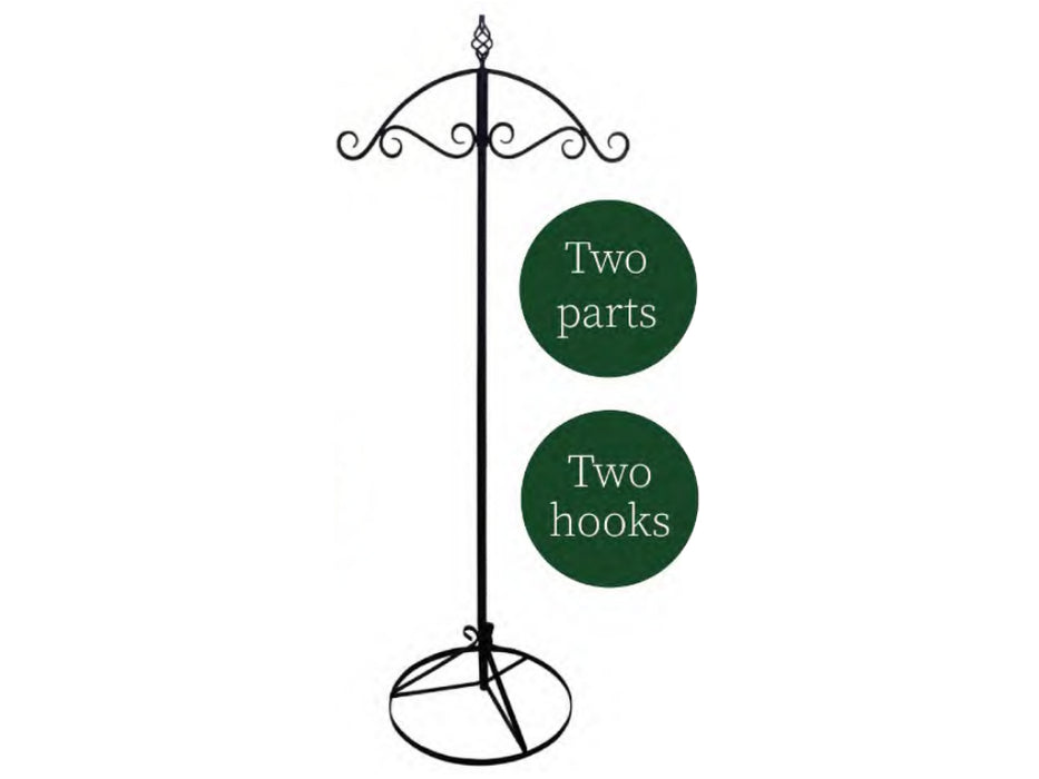 Two Way Hanging Basket Stand