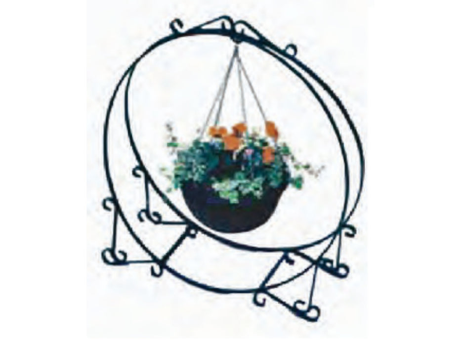 Log & Hanging Basket Hoop
