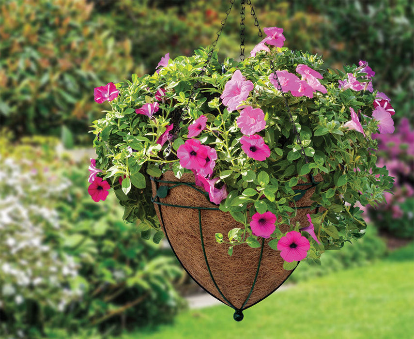 Leaf Cone Basket - Green Brush