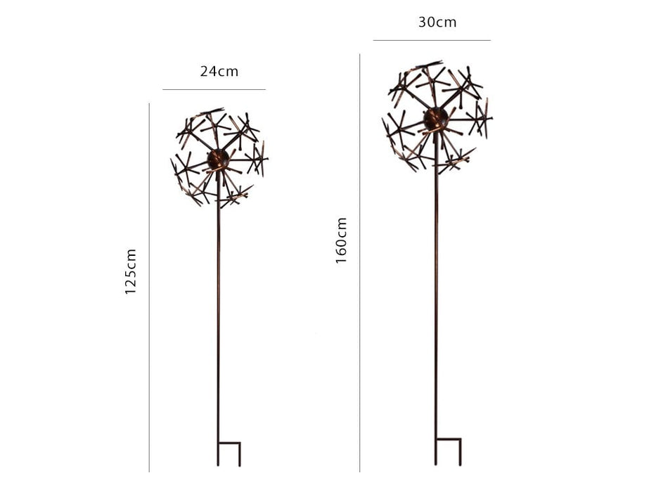 Dandelion Copper – Copper Dandelion Decorative Stake