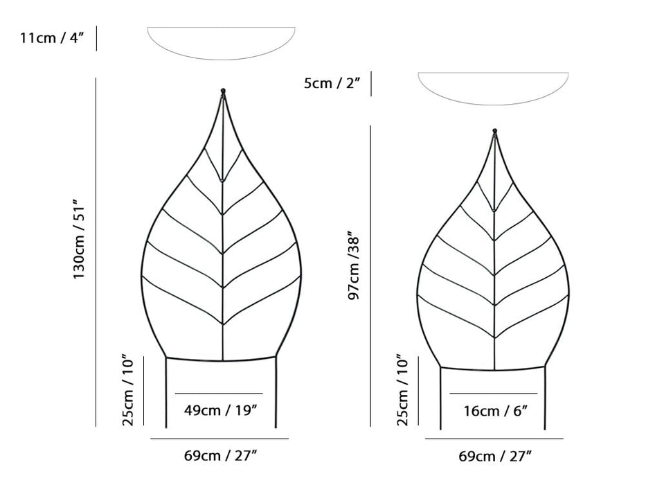 Leaf Trellis Free Standing