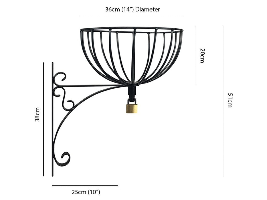 Secure Hanging Basket (Padlock not included) - 4091B