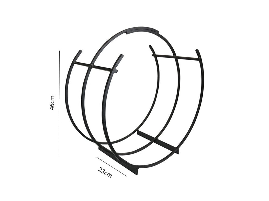 Circle Hoop Log Holder