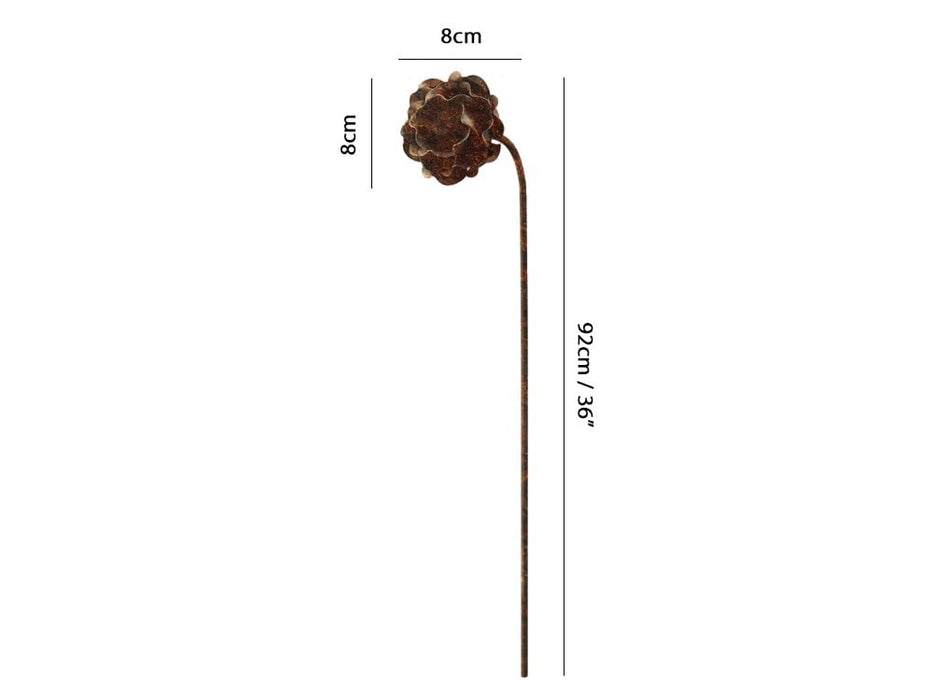 Rusty Stake – Rose (Pack of 3)