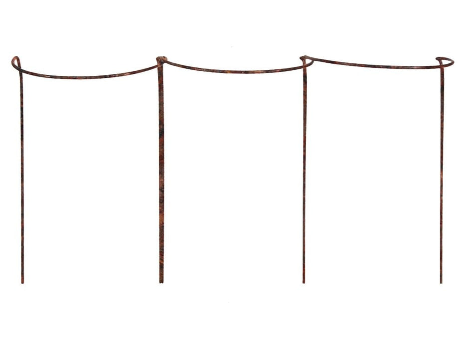 Rusty Plant Support Bows - Pack of 4