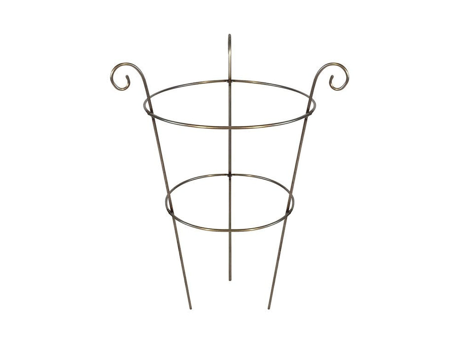 Scrolled Top Peony Cage Plant Support