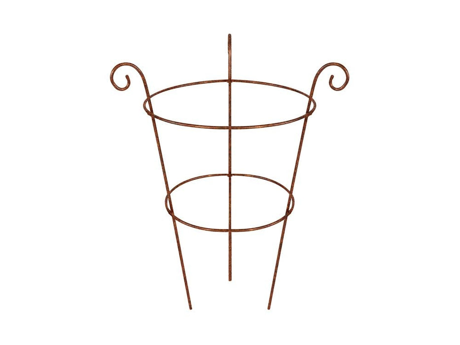 Scrolled Top Peony Cage Plant Support