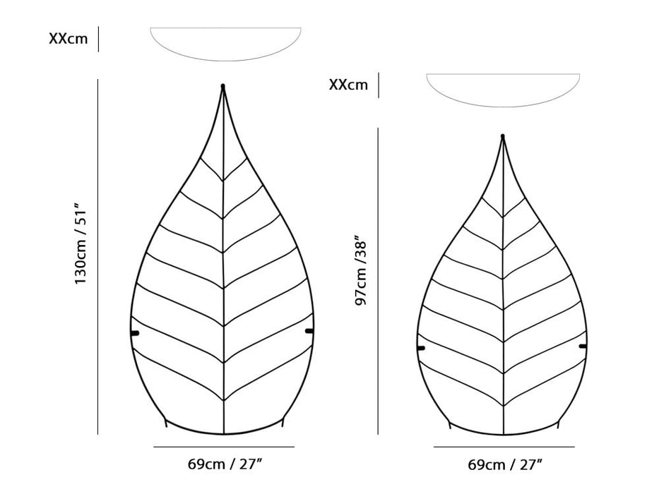 Leaf Trellis Wall Mounted