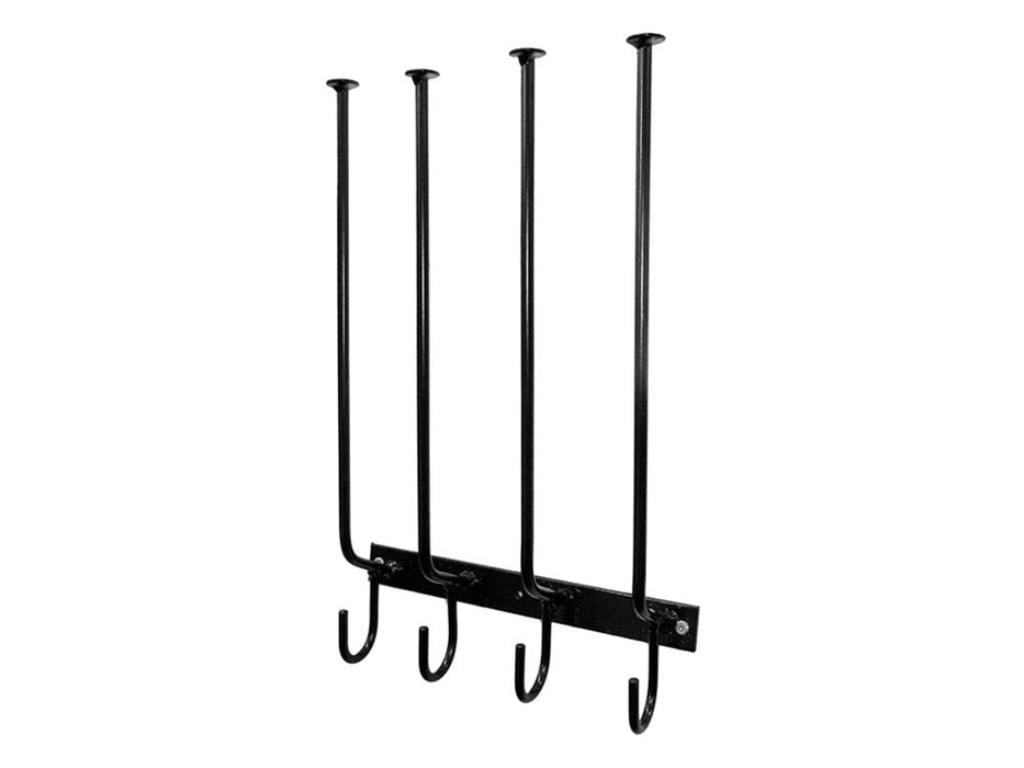 Wall Mounted Wellington Boot Rack - 2 Pair with hooks