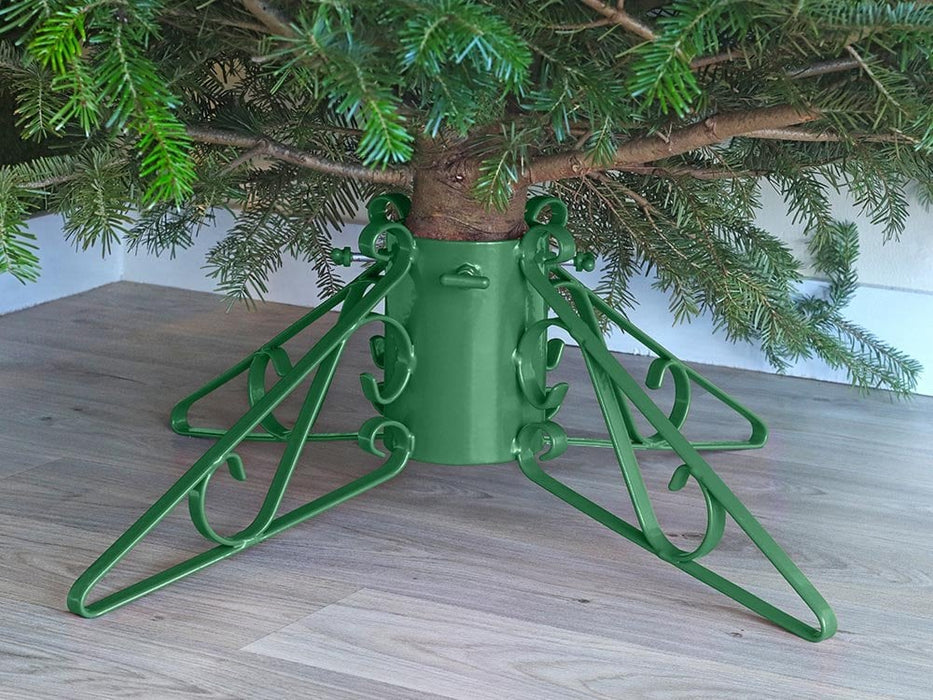 Premium Metal Tree Stand- 4 Scrolled Leg